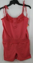 ORageous Girls Solid One Piece Romper Coral  Size (M) New w/ tags - £6.66 GBP