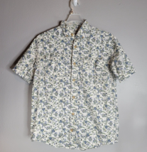 Duluth Trading Company Shirt Mens Med Multicolor Floral Button Up Short ... - £10.02 GBP