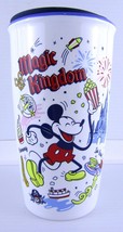 WDW Disney&#39;s Magic Kingdom Ceramic Starbucks Tumbler Disney Parks Lidded New - £22.50 GBP