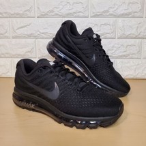 Nike Air Max 2017 Mens Size 8 / Womens Size 9.5 Running Triple Black 849559-004 - £119.88 GBP