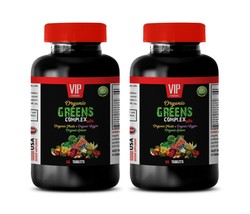 natural detox tablets - ORGANIC GREENS COMPLEX - weight loss supplement 2B - £22.04 GBP