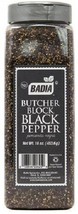 BADIA Pepper Black Butcher Block – 16 oz – Large  Jar - £15.79 GBP