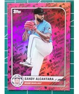 2025 Topps All-Star Game Sandy Alcantara card #69 Pink Foil #'d 098/250 - $6.88