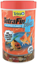 Tetra TetraFin Plus Goldfish Flakes Fish Food with Algae Meal to Promote Growth  - £12.66 GBP