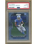 2021 PRIZM #358 AMON-RA ST. BROWN - PSA GEM MINT 10 - $95.00