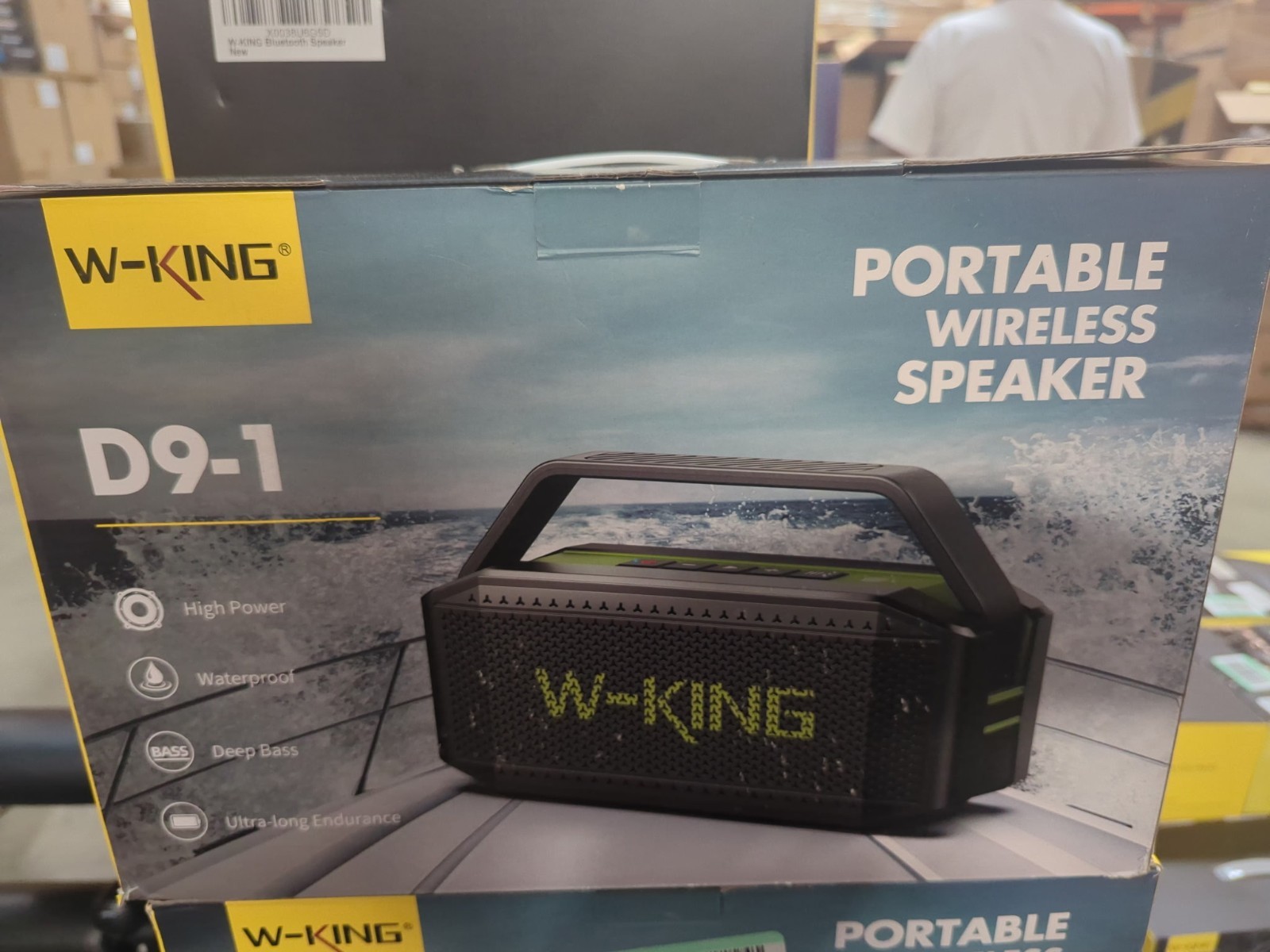 W-KING 60W Peak 60W Portable Loud Bluetooth Speaker Subwoofer Green Item image 2