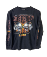 VTG Y2K 2002 Rose Bowl XL Miami Hurricanes Nebraska Cornhuskers Long Sle... - $32.57 CAD