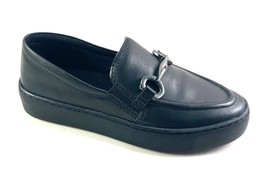 Chelsea Crew Wonka  Black Leather Slip On Fashion Sneaker Loafer - £71.14 GBP