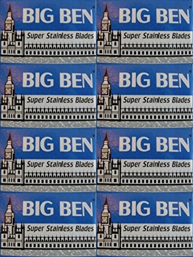 40 Big Ben Super Stainless Double Edge Razor Blades - $9.23