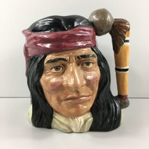 D6733 Geronimo Toby Mug Royal Doulton Character Face Jug The Wild West 1... - $69.29