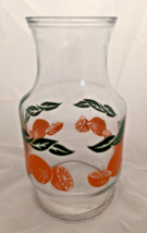 Vintage Retro Anchor Hocking Orange Juice Carafe Pitcher Jug No Lid - £11.99 GBP