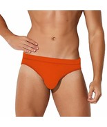 Mondxflaur Pure Color Swim Briefs Sexy Swimming Trunks Quick Dry Soft At... - $19.99