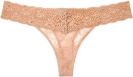 Heidi Klum Intimates Womens Stretch Lace Panty Size L Color Toasted Almond Nude - £10.15 GBP