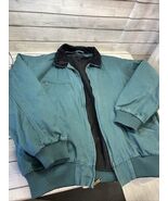 Tri-Mountain Men's Cotton Green Canvas Work Jacket W/ Wool Lining Sz 2 XL - $44.55