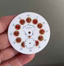 Nice Antique Doxa Enamel Dial for Large Goliath 8 days watch 56mm - $95.00