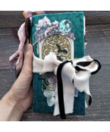 Moon junk journal handmade Magic witch junk book for sale Grimoire garden - £395.08 GBP