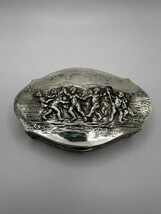 Antique 1600s Augsburg German / Hanau 800 Silver Cherub Repousse Jewelry... - $567.56 CAD