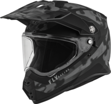 FLY RACING Trekker Pulse Helmet, Matte Gray/Black Camo, Small - £157.49 GBP