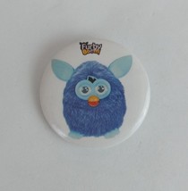 Furby Boom White With Blue Furby Pin Button 1.25&quot; - £6.49 GBP