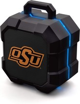 NCAA Oklahoma State Cowboys Shockbox LED Wireless Bluetooth Speaker, Team Color - £31.44 GBP