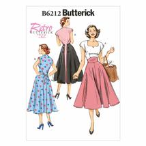 BUTTERICK PATTERNS 6212, Misses Dress,Sizes, A5 (6-8-10-12-14), White - $4.83