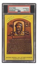 Ralph Kiner Signed 4x6 Pittsburgh Pirates HOF Plaque Card PSA/DNA 85027899 - £30.99 GBP