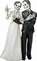 Love Never Dies Skeleton Wedding Couple Bride and Groom Figurine Decoration New - £22.51 GBP