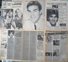 SAM J JONES ~ Twelve (12) B&amp;W Vintage Clippings, ARTICLES, Pin-Up from 1979-1982 - £5.91 GBP