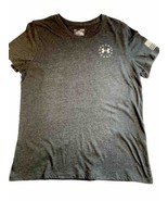 Under Armour T-Shirt Women's XL Black Wounded Warrior Project Tee Loose Flag - $12.86
