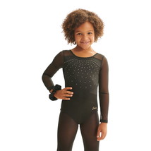 Justice Girls&#39; Long Sleeve Leotard &amp; Matching Scrunchie for Dance and Gy... - £15.84 GBP