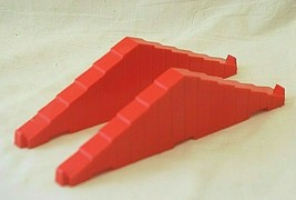 Lincoln Logs Red Roof Gables Western Cabin Building Toy Three Notch Vintage - $9.89