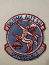 USAF 86th MILITARY AIRLIFT SQUADRON PATCH - DEPENDABLE   :KY24-9 - $9.00