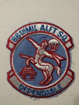 Usaf 86th Military Airlift Squadron Patch - Dependable :KY24-9 - $9.00