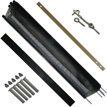 Pool Fence DIY by Life Saver Fencing Section Kit, 4 x 12-Feet, Black - $191.99