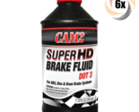 6x Cam2 Automotive Super HD Car Brake Fluid Dot 3 | 12oz | Fast Shipping - £25.93 GBP