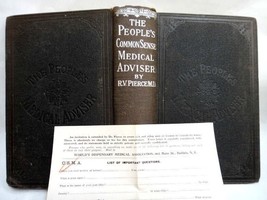 1909 Antique Quack Medicine Peoples Common Sense Medical Adviser Invalids Home - £92.46 GBP