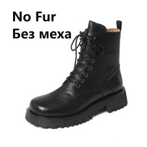 FEDONAS Neutral Outdoor Casual Motorcycle Boots Autumn Winter Women Ankle Boots  - £120.21 GBP