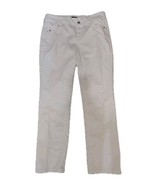 APT. 9  Women&#39;s Straight Leg White Denim Jeans Size 8  W32xL30&quot; - $254.62 MXN