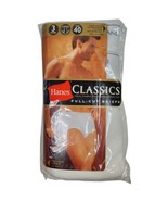 Hanes Classics Full-Cut White Briefs  3 Pack Size 40 Style Vintage New  - $32.81 CAD