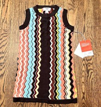 Missoni For Target Sleeveless Sweater Dress Girls Small Zig Zag NWT - $33.39