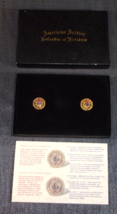 American Soldier Defender Of Freedom &amp; The Army National Guard Team Pins In Box - $12.95