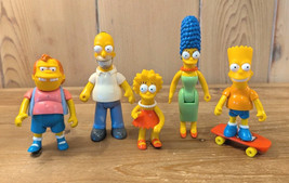 1990 Mattel The Simpsons Figure Lot - Homer Marge Lisa Bart Nelson - $32.71