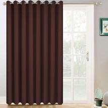Yakamok Blackout Drapes For Sliding, Chocolate Brown, 100 Inches X 96 Inches - £31.86 GBP