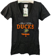 Majestic Athletic Women&#39;s Anaheim Ducks Driving For More T-Shirt MEDIUM - BLACK - £11.86 GBP