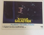 BattleStar Galactica Trading Card 1978 Vintage #106 Dirk Benedict - £1.57 GBP