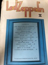 Led Zeppelin II   Songbook Bio 1969 Superhype Music Rare DAMAGED - £10.08 GBP
