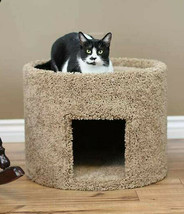 EXTRA LARGE BIG CAT HOUSE/CAT BED - FREE SHIPPING IN THE UNITED STATES - £95.88 GBP