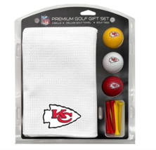 Kansas City Chiefs NFL Regulation Size Golf Balls Tees Microfiber Towel Set - $43.37 CAD