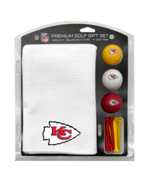 Kansas City Chiefs NFL Regulation Size Golf Balls Tees Microfiber Towel Set - $43.46 CAD