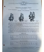 Vintage American Schaeffer &amp; Budenberg NY Valve Price List 1924  - $3.99